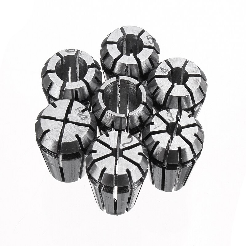 15Pcs ER25/ER11 Collet Tool Precision Spring Collet Set 1-16mm CNC Collet Chuck For Milling Lathe Tools