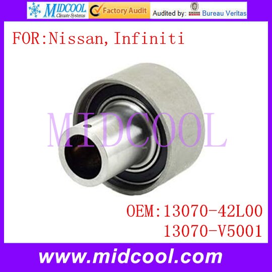 Timing Belt Idler Pulley use OE No. 13070-42L00 , 13070-V5001 for Nissan Infiniti