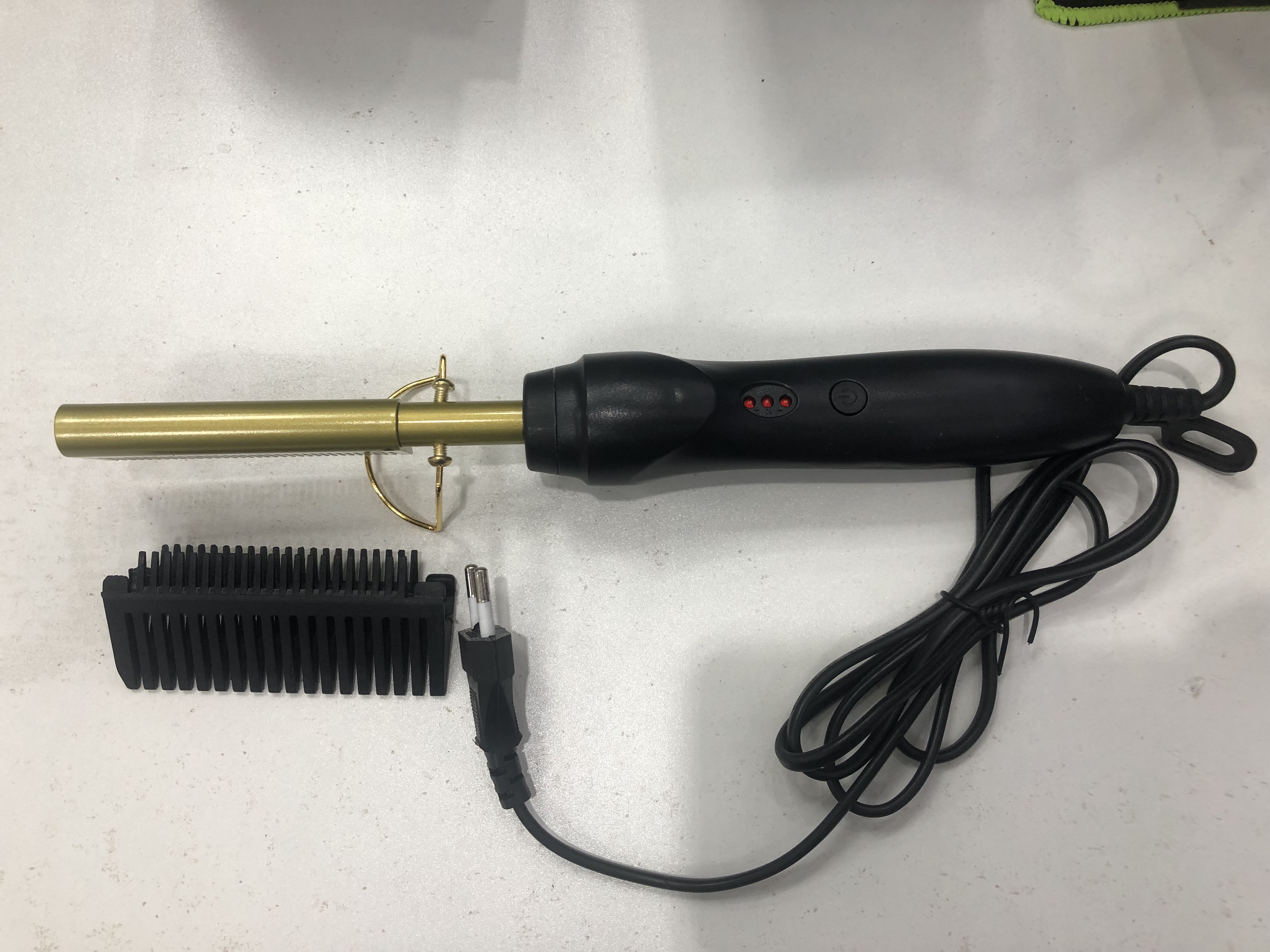 Elektryczny grzebień grzewczy Prostownica robić włosów Grzebienie robić prasowania na mokro i na sucho Szczotka robić prostowania włosów Narzędzia robić stylizacji włosów