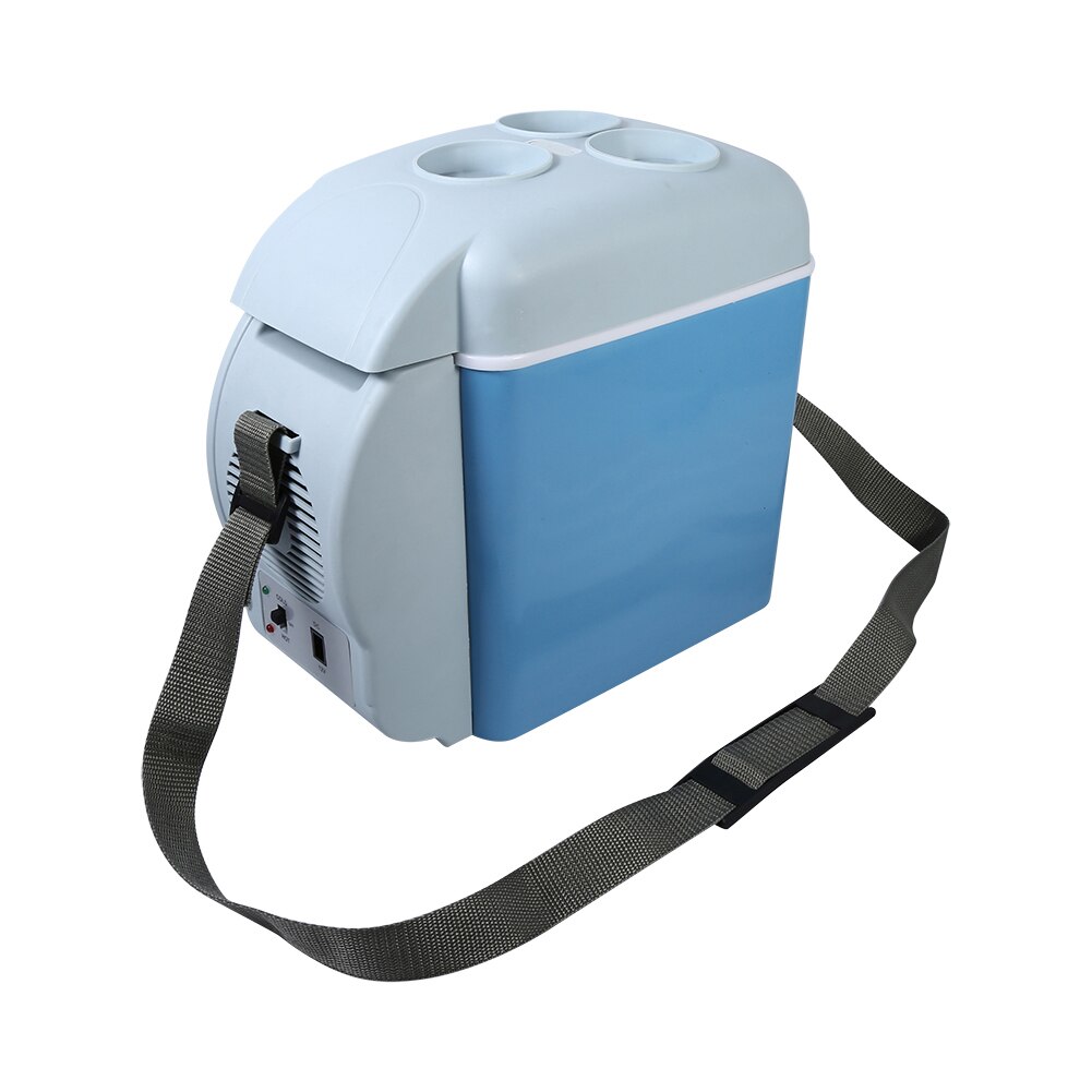 7.5l resekylskåp ultra tyst lågljud bil mini 12v kylskåp frys kyla värmebox kyl fiske camping