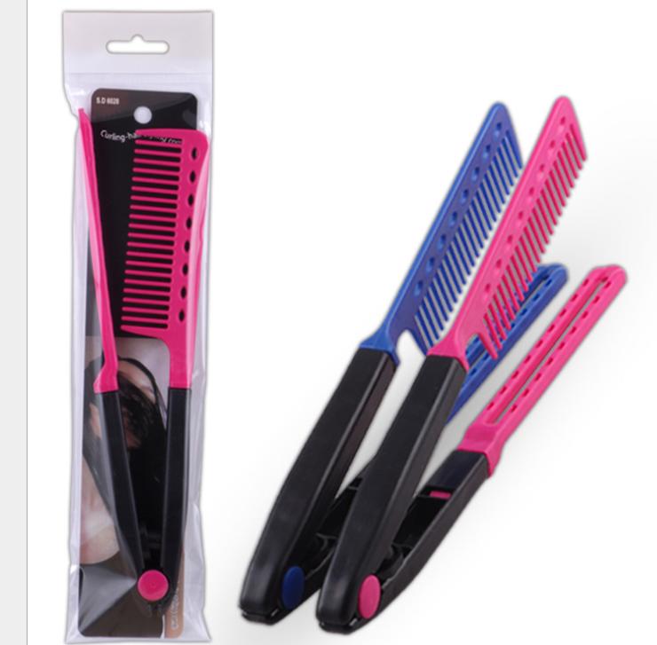 Fer à friser 2 en 1, baguette pour onduler les cheveux, pince à lisser et boucler, bigoudis en céramique