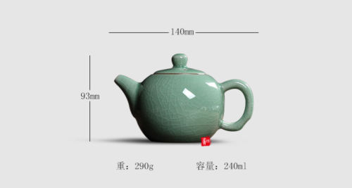 [GROOTSHEID]] Xishi Pot Chinese longquan celadon theepot Kung Fu Theepot met Filter 240 ml China Longquan Thee pot 240 ml