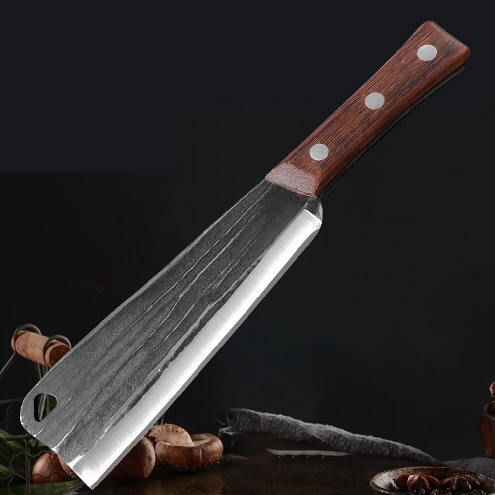 Rzd 8 Inch Hakmes Brandhout Mes 5Mm Mangaan Staal Snijden Bos Mes Omhulsel Slager Gereedschap Accessoire
