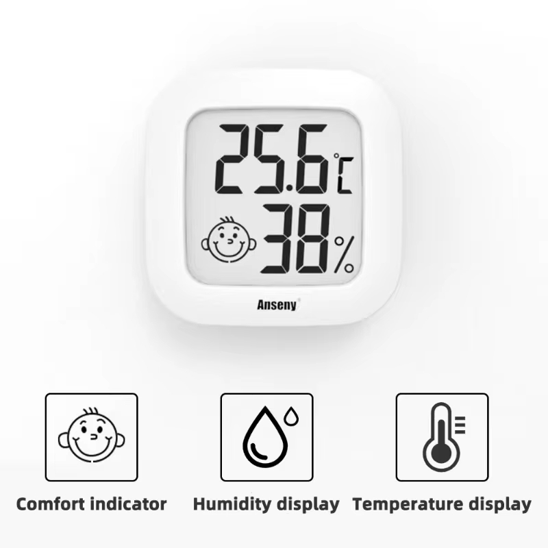 Xiaomi Mijia – thermomètre et hygromètre numérique LCD, Mini compteur électronique de température et d'humidité, jauge météo