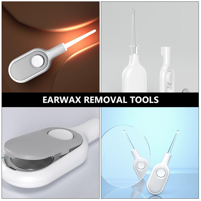 2pcs Baby Ear Cleaning Scoops Ear Spoons Lighting Earpicks Earwax Removal Tools