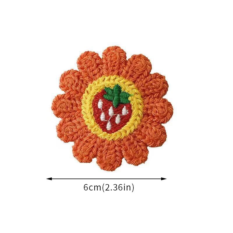 Dolce fiore frutta neonate clip di capelli a maglia colorata per bambini forcine Barrettes accessori per capelli per bambini