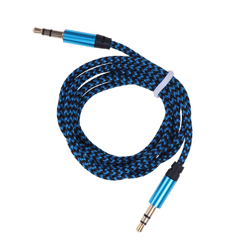 3.5mm Stereo Car Auxiliary Audio Cable 1M Male To Male for Smart Phone MP3 Tablet PC Aux 3.5mm Stereo Audio Cable