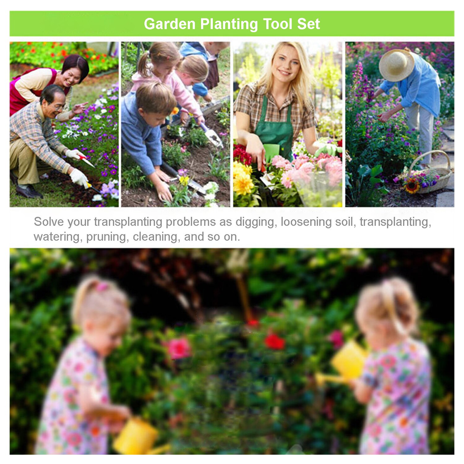 14PCS Garden Planting Tool Set Bonsai Succulent Transplanting Miniature Mini Garden Planting Gardening Hand Tools for Garden