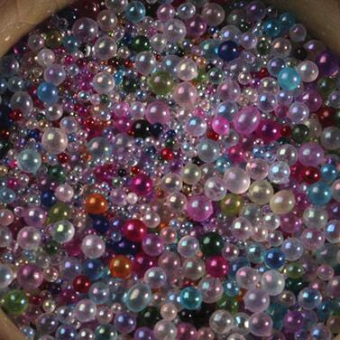 10 gramm Bunte Mix Wasser Blase Wulst UV Harz Füllung Assorted Wasser Tropfen Perlen Wasser Tröpfchen Micro Bead Harz Kunst liefert: 20