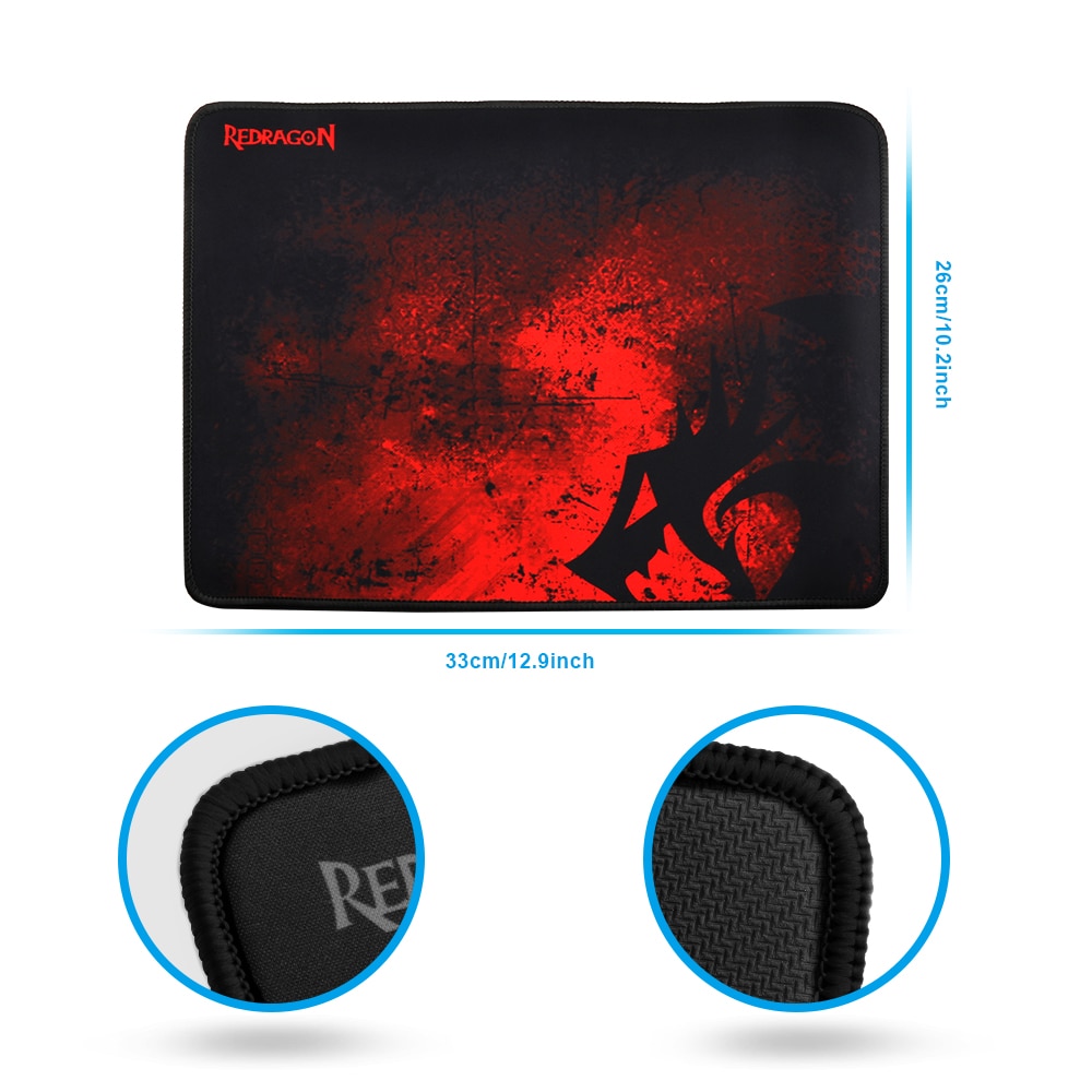 Redragon S107 USB Gaming Membrane RGB Keyboard mouse pad combos 104 keys 3200 DPI 6 buttons Mice Set Wired computer PC game