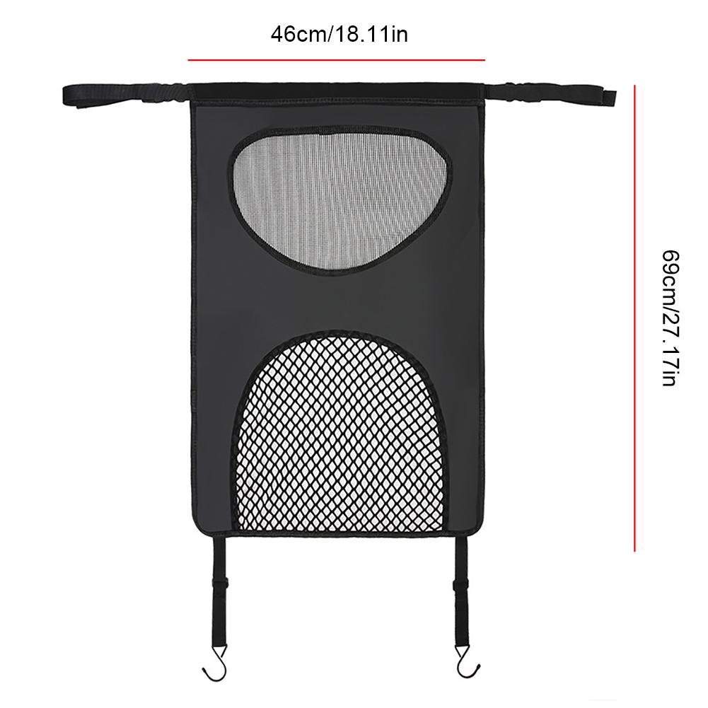 Nylon fabric Oganizer Car Pet Net Barrier Auto Lightweight Safety Mesh black Backseat Barrier Universal For Car SUV Truck