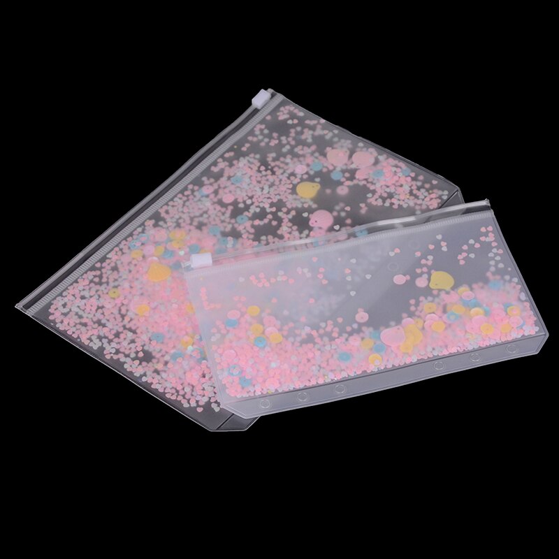 Sac en PVC Transparent, classeur A5 et A6, pochette à feuille lâche le plus mignon, sacs de rangement pour planificateur d'agenda, fournitures Kawaii