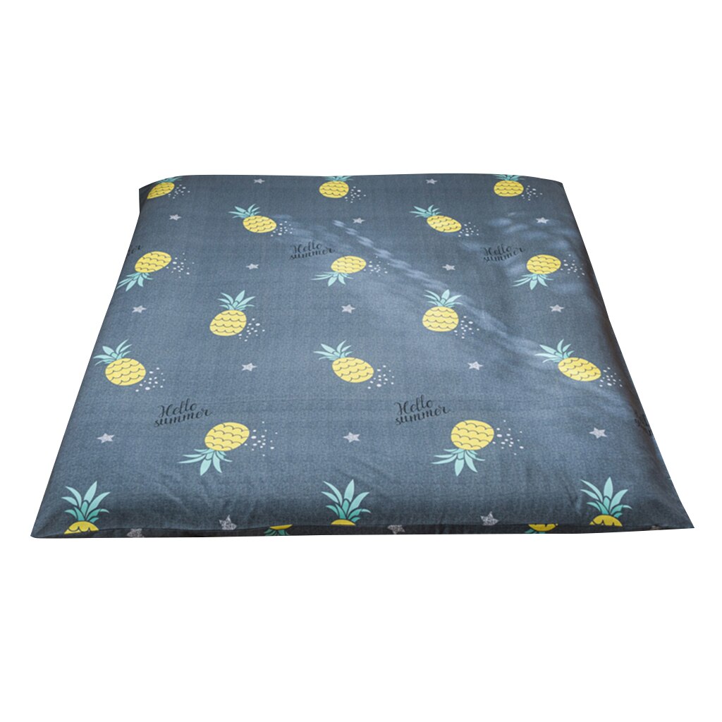 Tatami Vloer Vouwen Matras Sprei, Japanse Tatami Dikte Bescherm Cover: pineapple