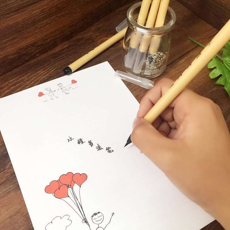 1pc Soft art Large Regular Script Nylon Hair Calligraphy Brushes calligraphy Pen