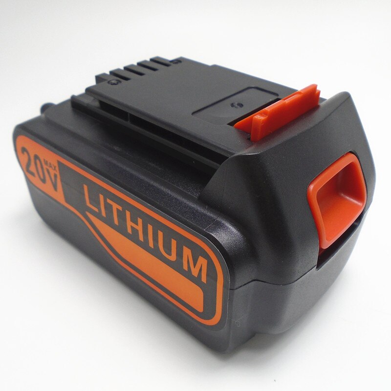 Bateria de íon de lítio recarregável, bateria us 20v 5000mah para decoração preta furadeira elétrica sem fio 1118l lb20 lbx20 lbxr20