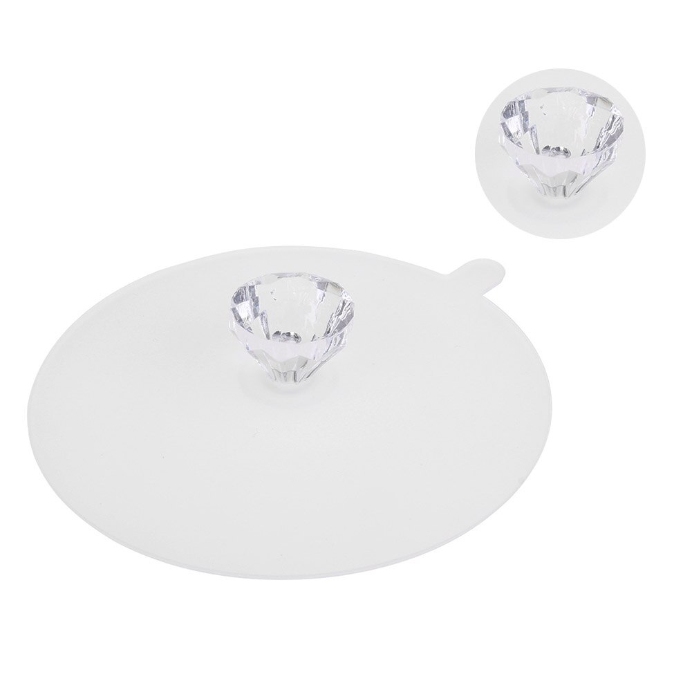 Reusable Silicone Coffee Mug Cup Cover Heat-resistant Water Lid Dust Prevention Seal Leak Proof Glass Cup Lid Cover Kitchen Tool: TR