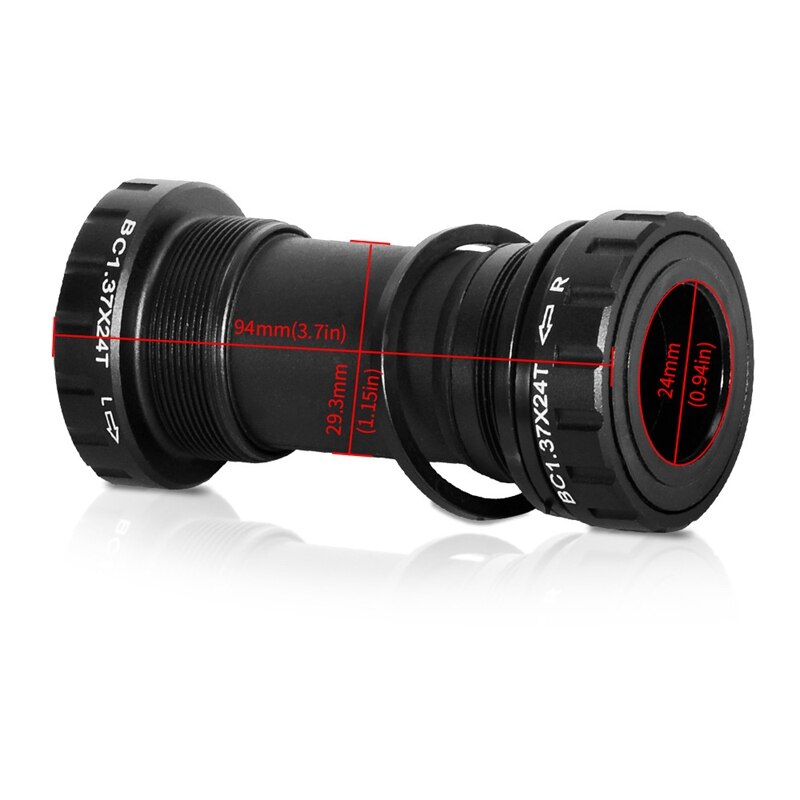 Bike Bottom Brackets Set Sealed Bearing Thread Type 68 73Mm BSA68 BB91 Shell Axis MTB Road Bike Bottom Bracket,Black