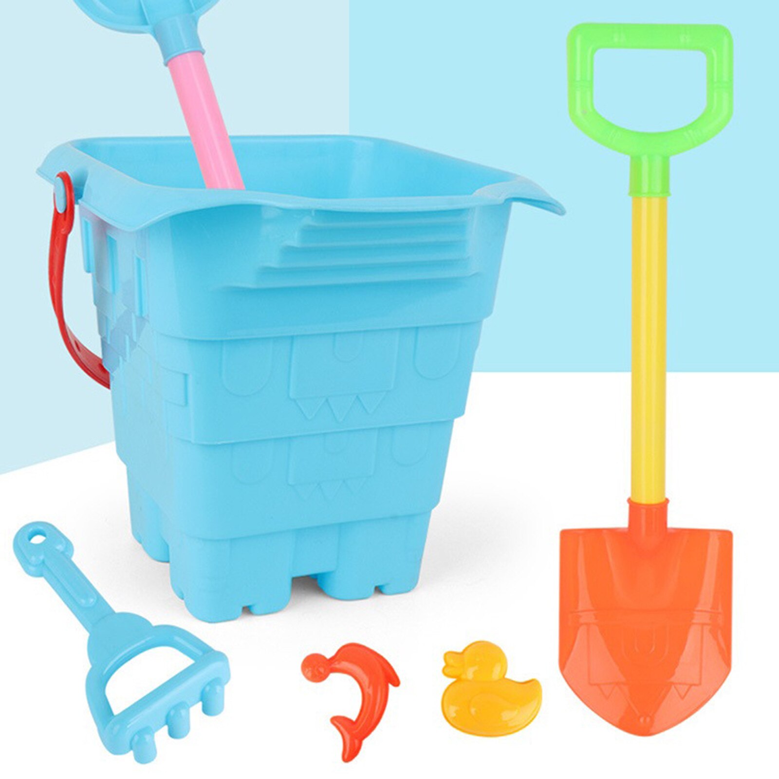 Strand Kinderen Speelgoed Creatieve Tool Kasteel Emmer Schop Spade Tool Speelgoed Strand Speelgoed Strand Speelgoed Voor Zand Zand Speelgoed set2021