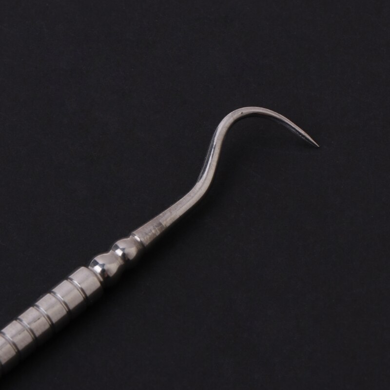 1Pc Double Ends Dentist Teeth Clean Hygiene Explorer Probe Hook Pick Dental Tool X7JA