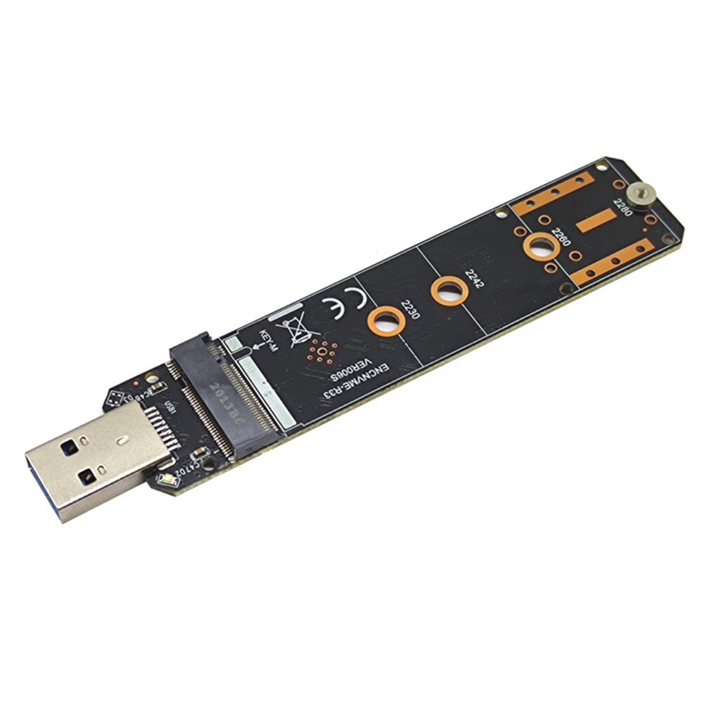 M.2 Naar Usb Adapter M Sleutel M2 Pcie Sata Naar Usb 3.1 Gen 2 Type Een Ssd Adapter Card Breakout kabel Harde Schijf Splitter Kabel