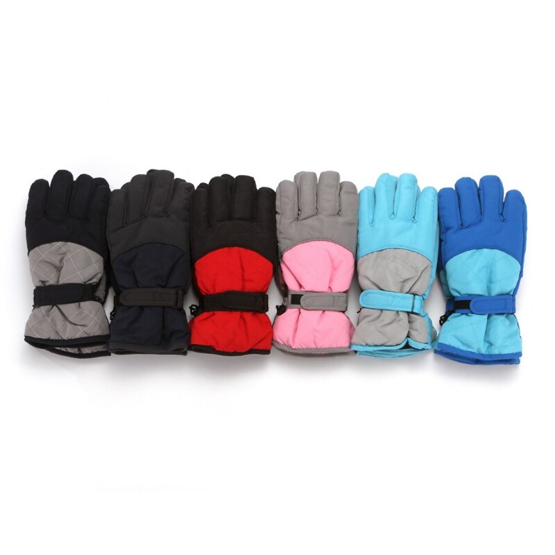 Kinder Kind Winter Verdicken Warme Berg Snowboard Ski Handschuhe Wasserdichte Handschuhe