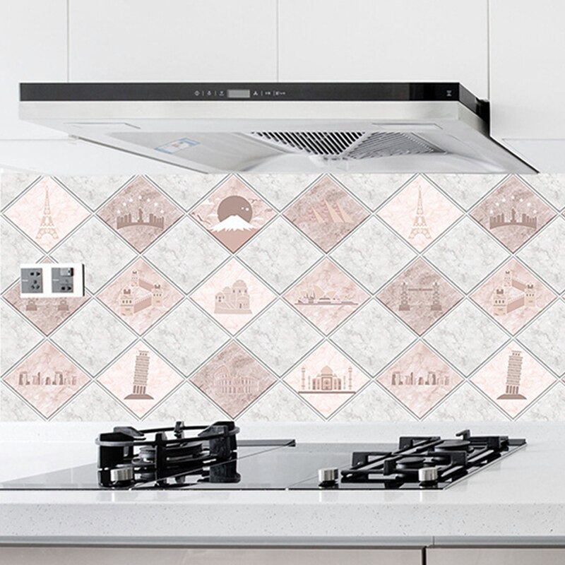 Folia aluminiowa olej wodoodporne tapety robić kuchni meble robić salonu ambona płyta winylowa samoprzylepne papier przylepny Dom dekoracje: style2 / 1mx60cm