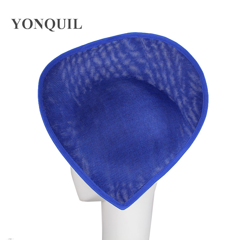 Lot de 30 cm grandes bases de fascinateur de mariage pour femmes, accessoires de coiffure à faire soi-même, chapeaux fascinateurs, couvre-chefs vintage, 5 pièces/lot: Bleu royal