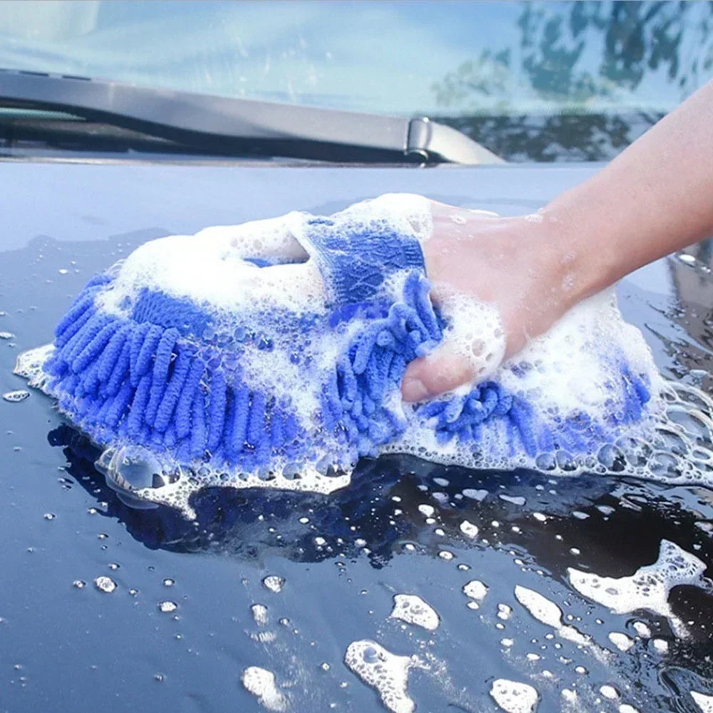 Esponja de limpieza de coche, herramientas de lavado de microfibra, cuidado, almohadilla de cepillo de lavado, herramienta de limpieza, accesorios de herramientas de mantenimiento de lavado de coche