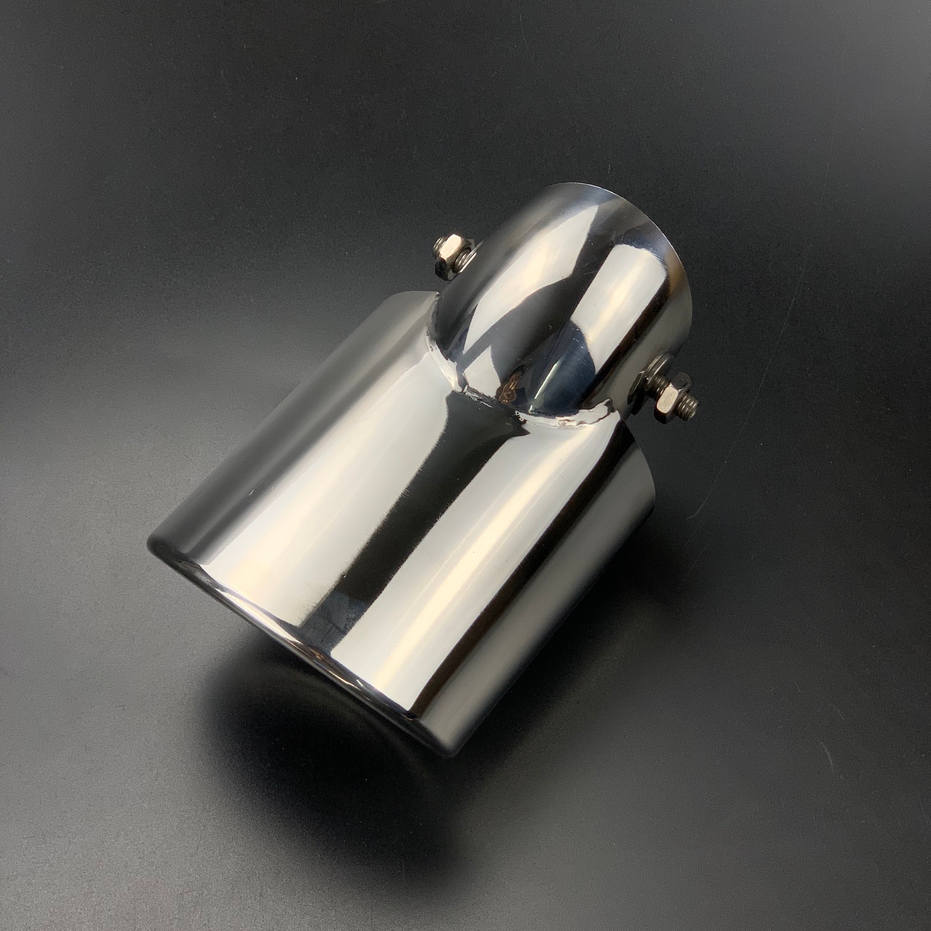 Automobile Exhaust Muffler Stainless Steel Tube Chrome Modified Rear Tail For Mitsubishi Outlander Car accessories