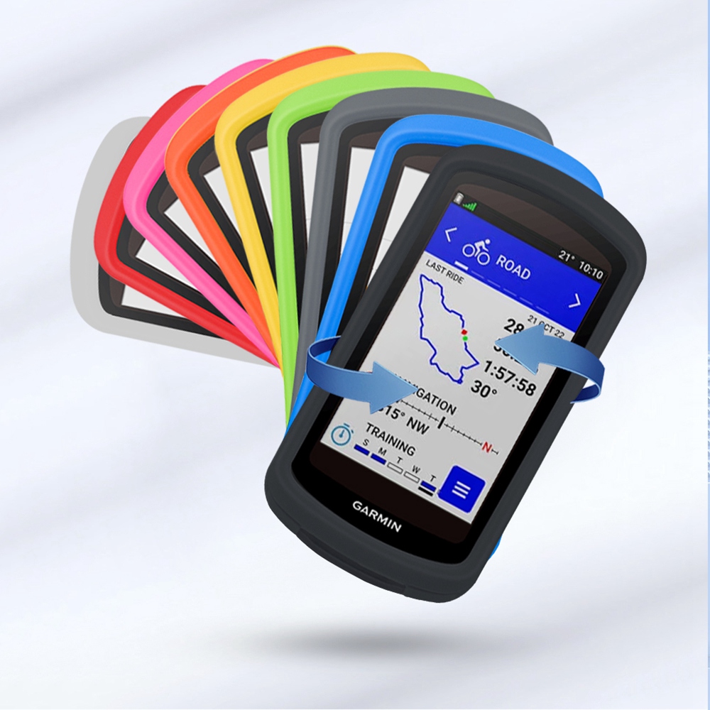 Garmin Edge 1040 funda protectora Edge 1040 funda protectora de silicona Gps bicicleta ordenador protección película de pantalla