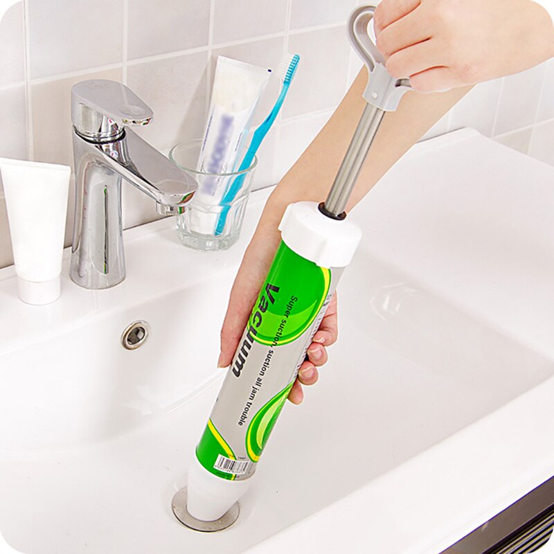 1PCS Toilet Air Power Drain Blaster Cleaner Suction Pump High-Pressure Powerful Manual Sink Plunger Opener Bathroom Clog Remover