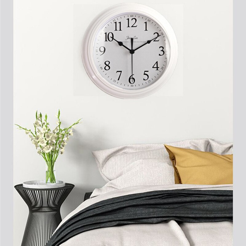 Modern Minimalism Wall Clock Mute Classic Nordic Thick Border Hanging Watch 3D Reloj Pared Bedroom Living Room Home Decor