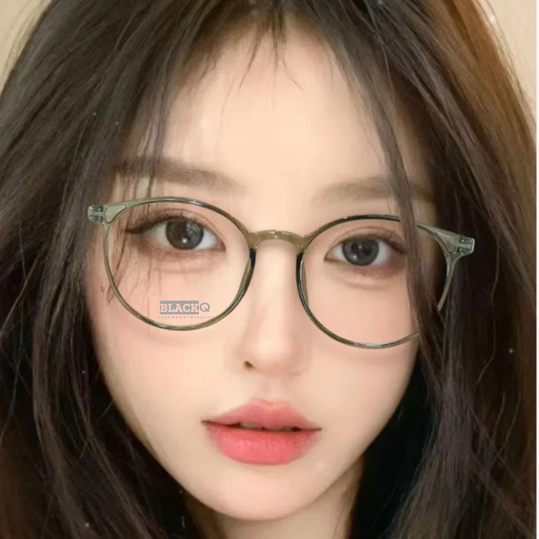 Unisex Round Myopia Glasses Ultralight Men Women Short-sighted Eyewear Blue Light Minus Diopter Eyeglasses Retro HD Lens Glasses