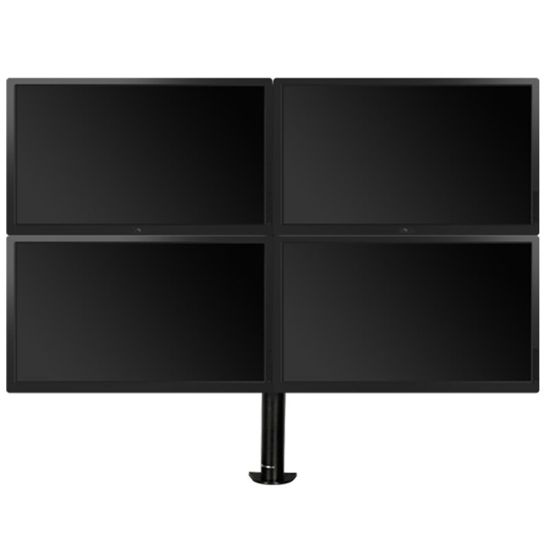 Desktop Quad Monitor Heavy Duty Mount four Arm LCD Stand Quad Screens Fit for 10&quot;-30&quot; Max 10KG Per Arm Loading Capacity