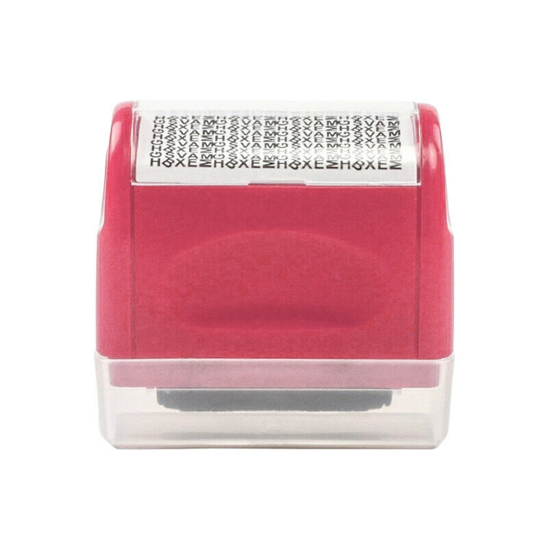 Privacy Information Protect Identity Theft Protection Privacy Security Stamp Hide ID Protect Roller Guard: Pink