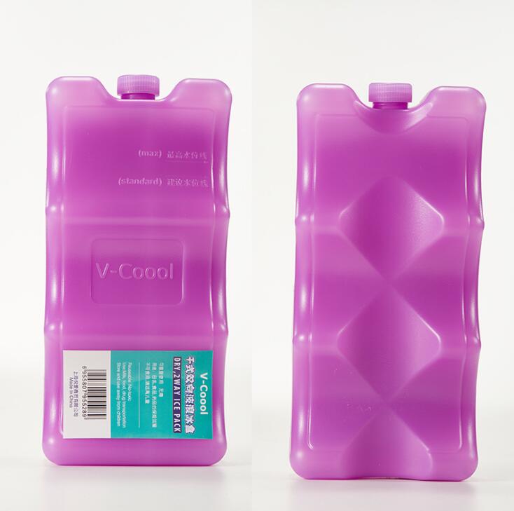 Torby robić przechowywania mleka torba izolacyjna s worki robić zamrażarki zachowywanie świeżości lodu pudełko z kostkami dla torba izolacyjna mleka chłodzenia 2 sztuk/zestaw: BNA017-purpurowy