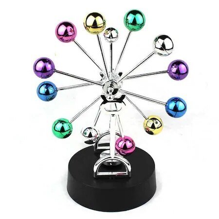 Table Top Kinetic Rotating Colorful Stress Balls