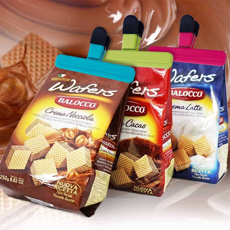bag clip Snack bag sealing clip fresh moisture-proof food bag clip portable package resealer food clip