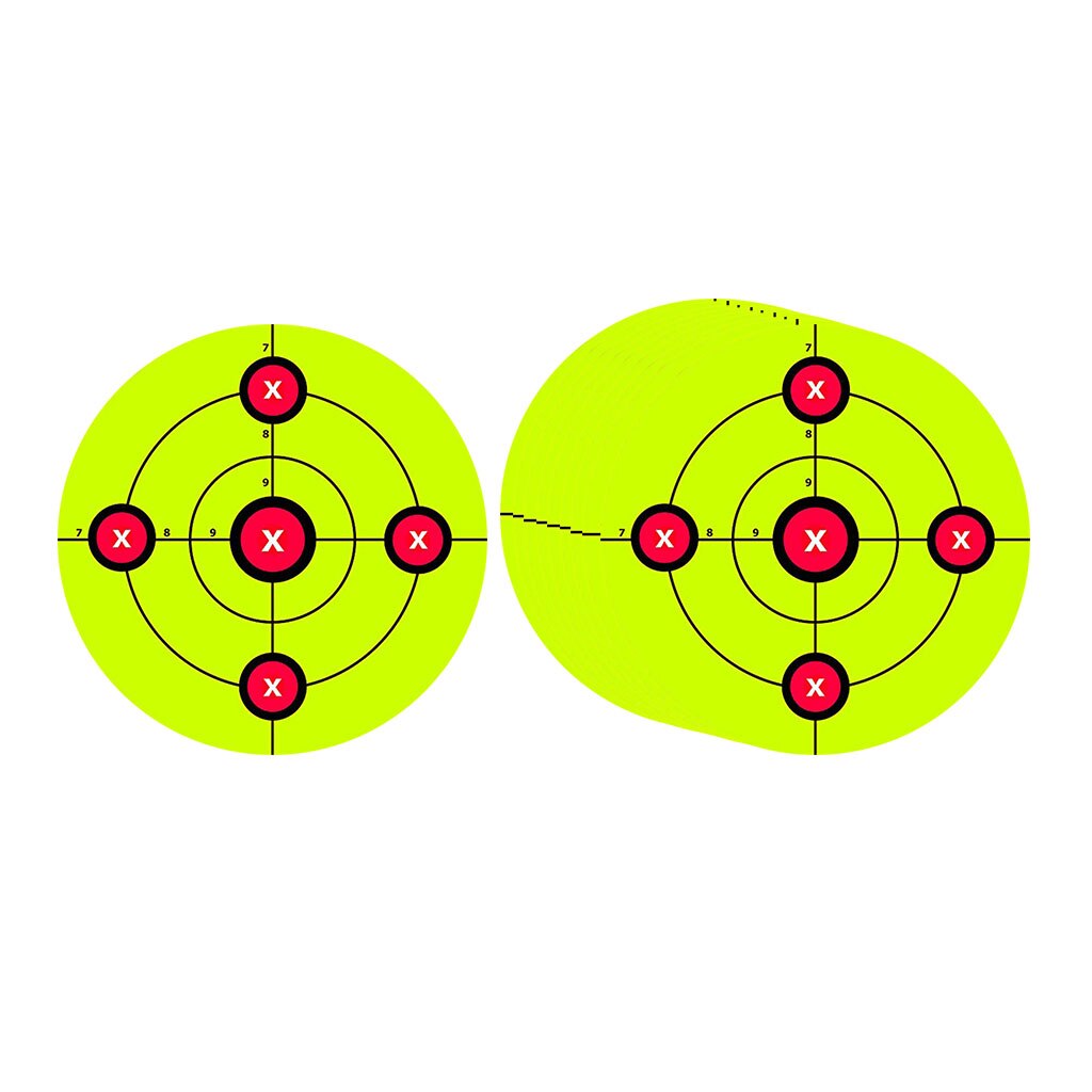 Juego de 10 adhesivos de destino reactivos, verde fluorescente, 20cm, superalto, VISIBLE