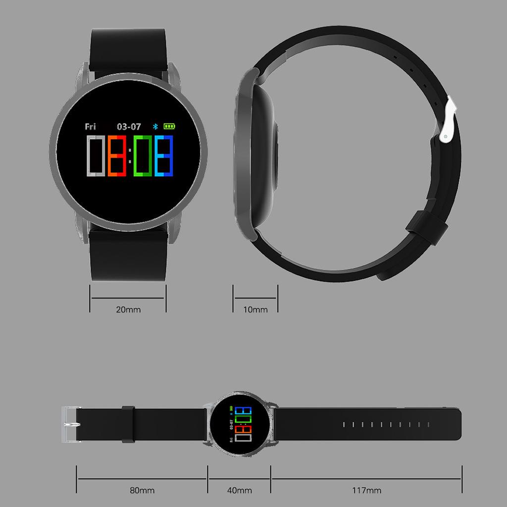 IP86 Waterproof Smart Watch Step Counting Health Monitoring Exercise Tracker Sleep Analysis Pedometer Smartwatch for Android iOS