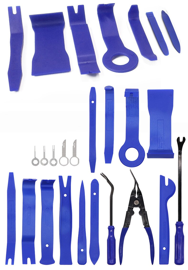 38 Pcs Car Trim Removal Tool Car Door Panel Dash Audio Radio Removal Tools Kit Automotive Pry Tools Kits Auto Repair Kit