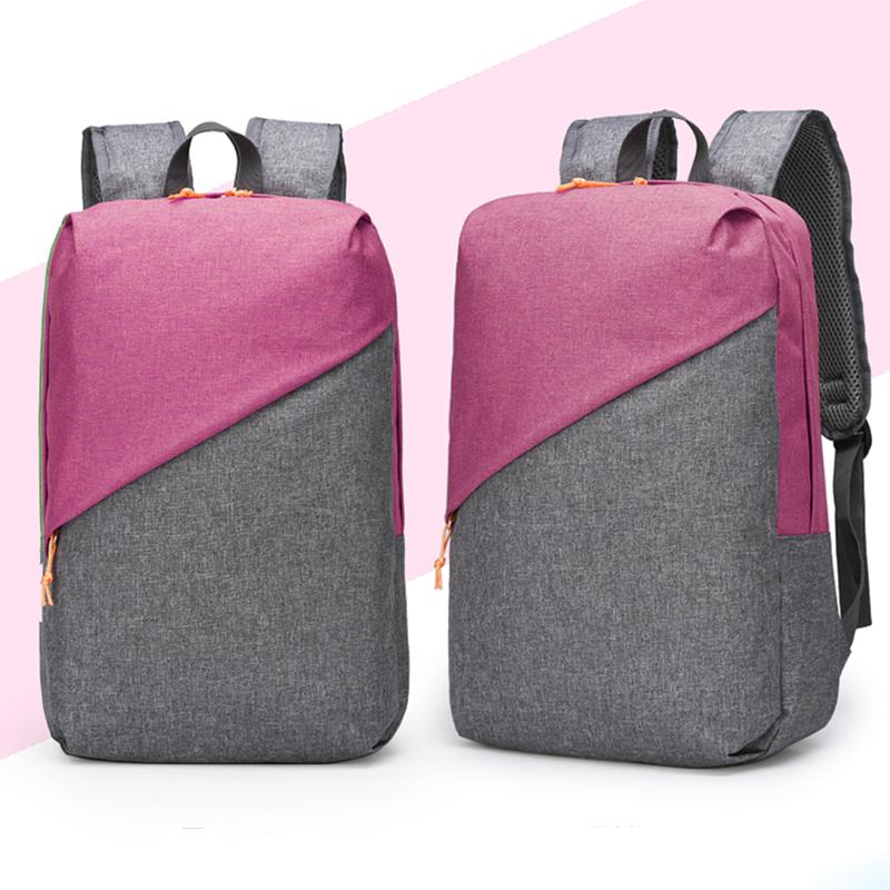 Mochila De para hombres, mochila para ordenador portátil, bolso de hombro de Nylon, mochila para hombres, mochila para adolescentes: Pink