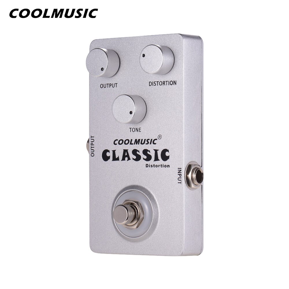 COOLMUSIC C-FC1 Fuzzster Distortion Guitar Effect Pedal Bass Fuzz Pedal for Electric Guitars Alluminum Alloy Shell: Default Title