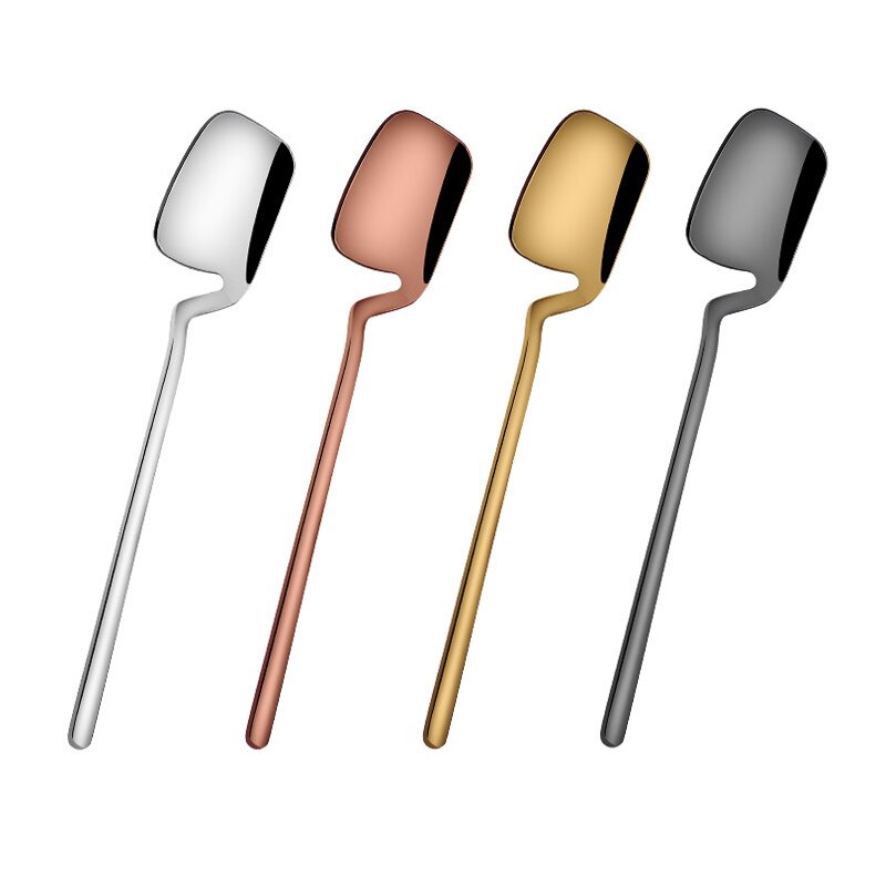 Luxury Stainless Steel Gold Cake Dessert Forks Lovely Mini Fork Used For Cake in Party Snail Fork Restaurant Fruit Fork