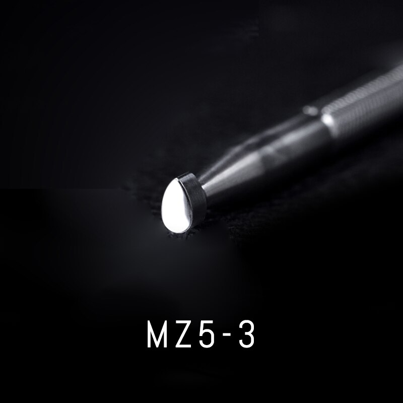 Sozo MZ5 Leer Werk Stempelen Tool Thumbprint Water Glad In Sheridan Zadel Maken Carving Stempel 304 Rvs: MZ5-3
