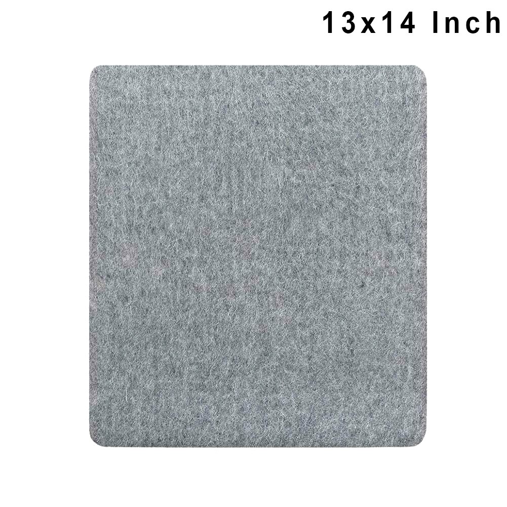 Tapis de pressage épais en laine grise, planche à repasser haute température, tapis de presse en feutre, pour la maison, J99Store: 13X14 inch