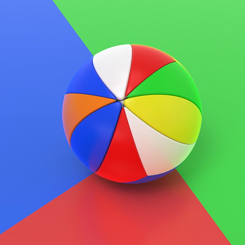 Kinder 3D Magie Cube Spielzeug Lernen Pädagogisches Runde Form Multi-farbe Geschwindigkeit Yeet Ball Cube ABS Anti Stress Spiel puzzle Cube