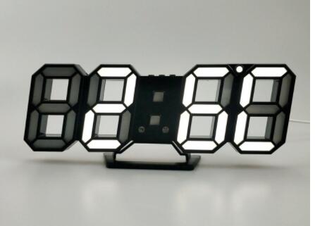 Large Silent Iron Art Wall-Mounted Clock Modern Clocks For Home Decor Office European Style Hanging Wall Watch Clock: Digital clock