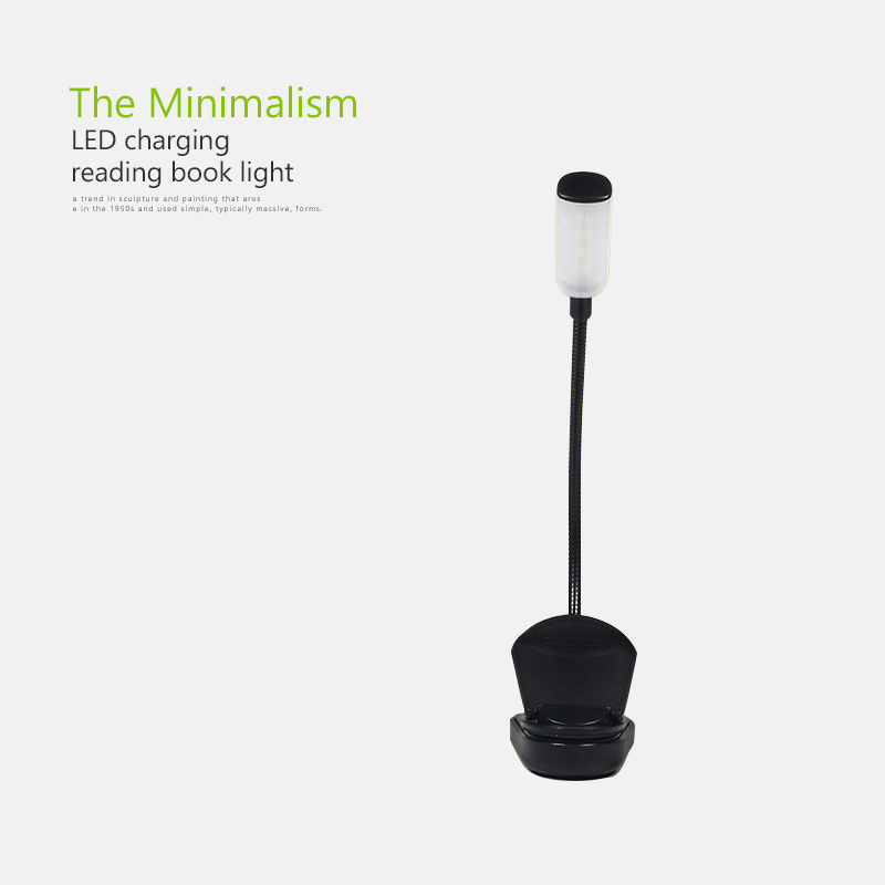 USB Oplaadbare LED Boek Licht Flexibele Boek Lamp Buigbare Clip op Tafel Bureau Studie Leeslamp Voor Laptop PC Computer