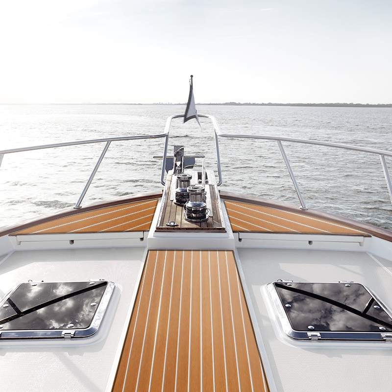 Selvklebende 240 x 5.8 x 0.5cm brune svarte striper skum teak terrassebord pad eva skum marine gulv faux båt terrassebord ark tilbehør